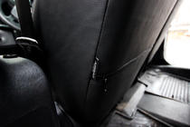 Mercedes Citan 2013–2021 Autostoelhoezen eco-leer+stof+Alcantara Antara A001 (complete set, volledig interieur) foto 2