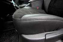 Mercedes Citan 2013–2021 Autostoelhoezen eco-leer+stof+Alcantara Antara A001 (complete set, volledig interieur) foto 11
