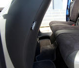 Volkswagen Caddy 2010–2015 Autostoelhoezen kunstleer + stof + alcantara Antara A001b (complete set voor het hele interieur) foto 2