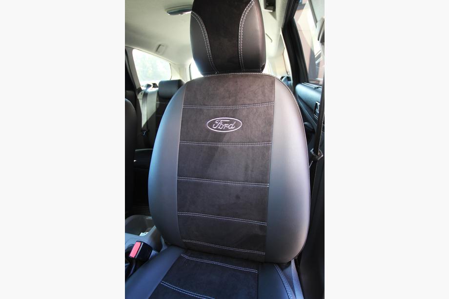 Ford Focus III 2011–2017 Autostoelhoezen eco-leer+stof+antara Antara A001g (complete set voor het interieur) Foto 9