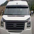 Mercedes Sprinter W906 2006–2018 Voorruit zonneklep op frame V2 (zwart hoogglans, 5 mm) foto 7