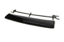 Isuzu D-Max 2011–2019 Zonneklep voor voorruit op frame V1 (hoogglans zwart, 5 mm) foto 2