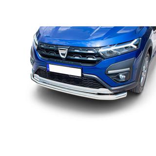 Voorbumperbeschermer Texas (60 mm, RVS) Dacia Sandero 2021– foto 1