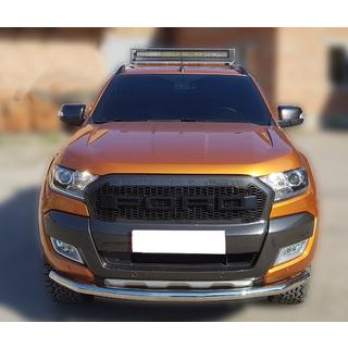 Texas frontbar voor 2015+ (76 mm, RVS) Ford Ranger 2011–2022 foto 1