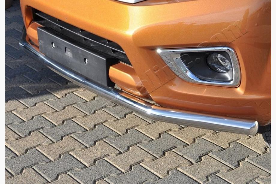Mitsubishi L200 2006–2015 RVS frontbeschermbeugel Texas (76 mm) Image