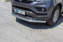 SsangYong Musso II 2018– RVS frontbeschermbeugel Texas (76 mm) foto 1