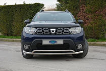 Dacia Duster 2018–2024 Frontbeschermbeugel Vegas (60/42 mm, RVS) foto 3