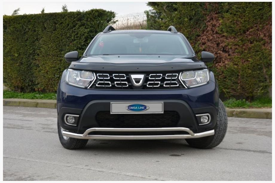 Renault Duster 2018–2024 Frontbeschermbeugel Vegas (60/42 mm, RVS) Image