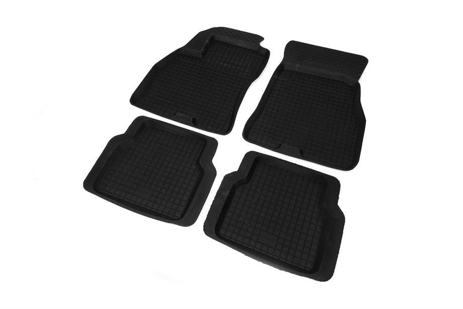 Fiat Doblo II 2010–2022 Rubberen vloermatten met opstaande rand (4 stuks, Polytep) Foto 1