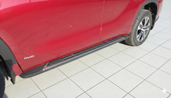 Toyota Highlander 2019– Side steps OEM V1 (2 stuks, aluminium) foto 1