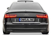 Audi A6 C8 2018–2025 Kofferbakrand OmsaLine (RVS) foto 1