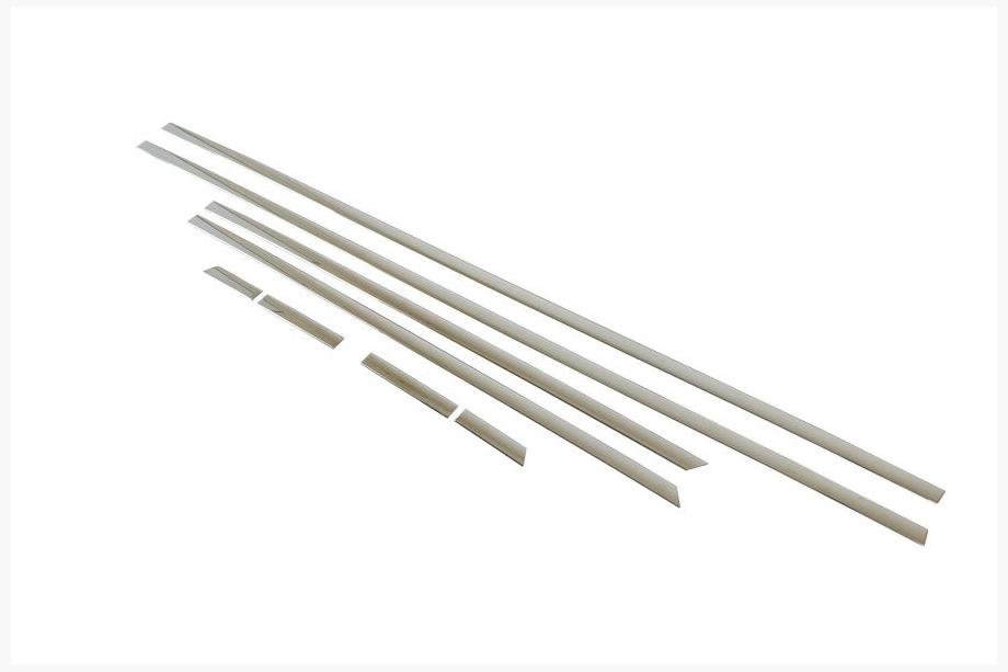 Audi A6 C8 2018–2025 Chromen deurlijsten (8 stuks) Image