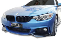 BMW 4 Serie F32/F33/F36 2012–2020 Frontbumperlip Flap (voor M-Sport, zwart) foto 1