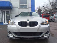 BMW 5 Serie E60/E61 2003–2010 OmsaLine Flap frontbumper lip (zwart) foto 1