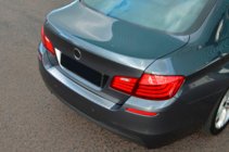 BMW 5 Serie F10/F11 2010–2016 OmsaLine achterbumper beschermstrip (SD, RVS) foto 6