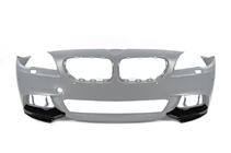 BMW 5 Serie F10/F11 2010–2016 Voorbumperlip DPT Flap (voor M-Performance, hoogglans zwart) foto 5