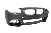 BMW 5 Serie F10/F11 2010–2016 Voorbumperlip DPT Flap (voor M-Performance, hoogglans zwart) foto 14