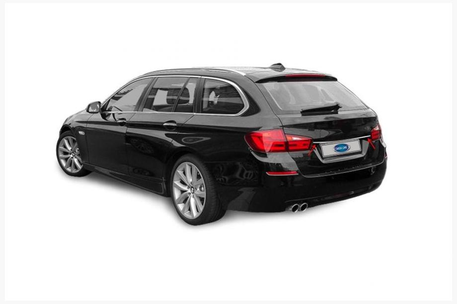 BMW 5 Serie F10/F11 2010–2016 RVS sierlijst boven kenteken SW Image