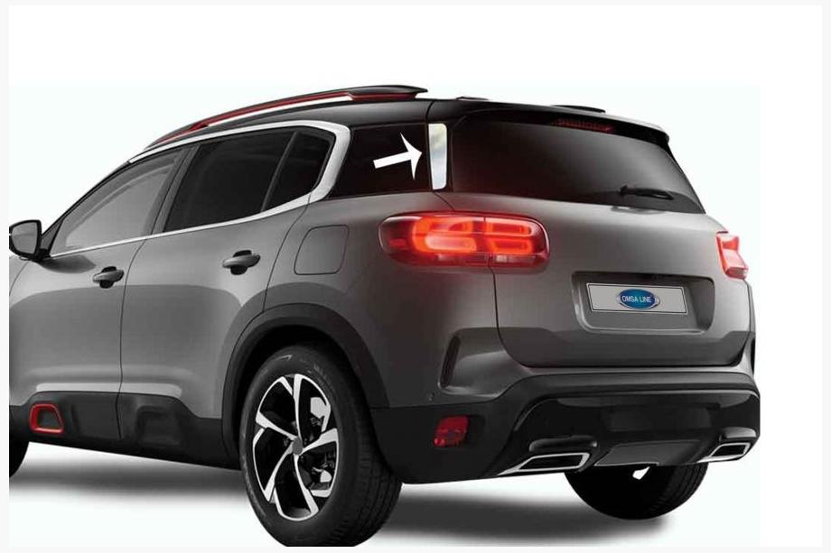 Citroen C5 Aircross 2017–2025 Chrom sierlijsten onder spoiler (2 st., RVS) Image