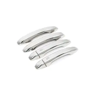 Deurgreep covers (set 4 stuks, RVS) foto 2