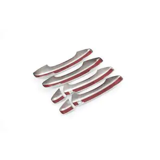 Deurgreep covers (set 4 stuks, RVS) foto 3