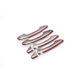 Deurgreep covers (set 4 stuks, RVS) foto 3