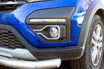 Dacia Sandero 2021– Mistlamp sierlijsten (2 stuks, RVS) foto 1