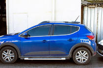 Dacia Sandero 2021– Complete raamomlijsting (14-delig, RVS) foto 2