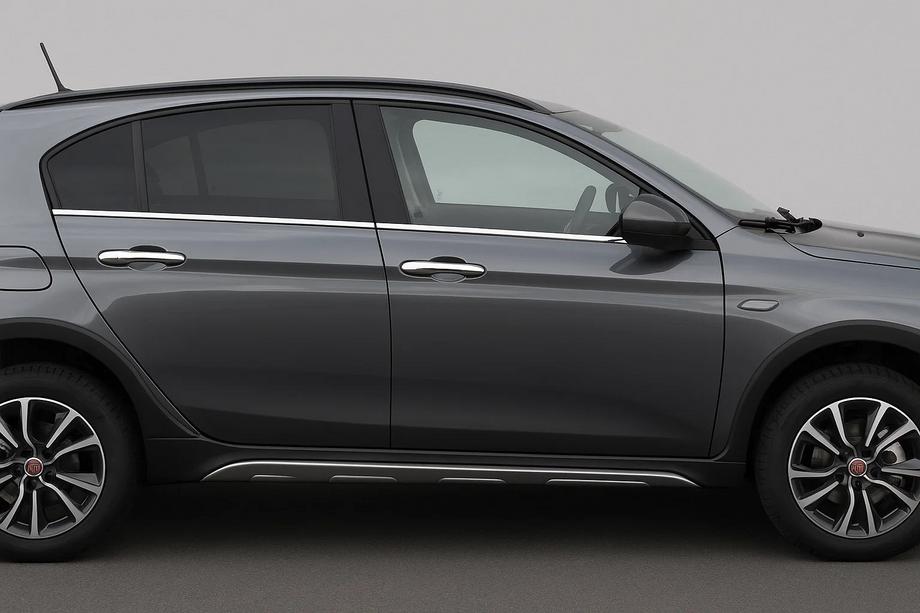 Fiat Tipo Cross 2021– Onderste raamlijsten (RVS) Carmos - Turks staal Image