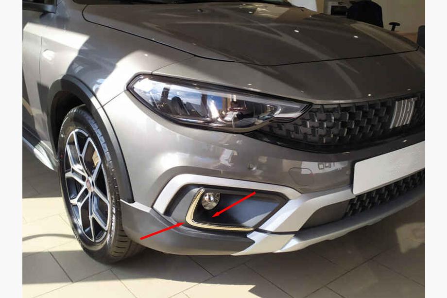Fiat Tipo Cross 2021– Mistlamp omlijsting RVS Image