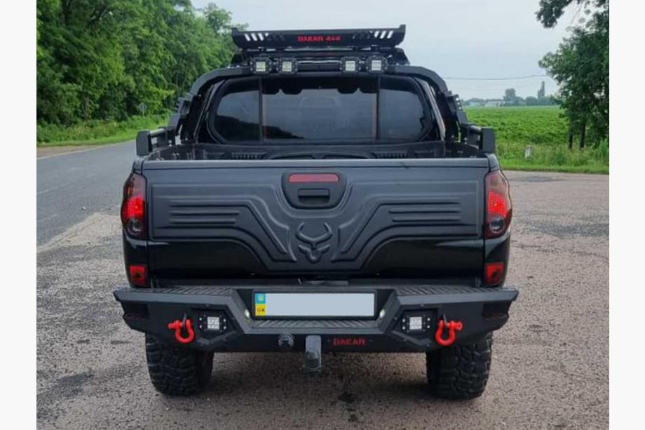 Mitsubishi L200 2015–2024 Bagagekorf voor Dakar rollbar (100x100 cm) Foto 12