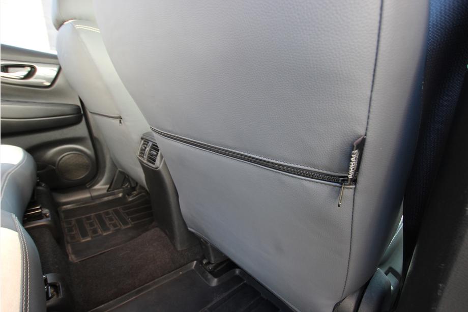 Nissan X-trail T32/Rogue 2014–2021 Autostoelhoezen eco-leer + stof + antara Antara A0013 (complete set voor het interieur) Foto 7