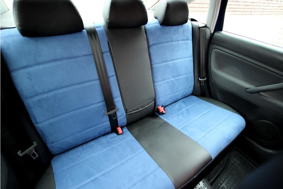 Volkswagen Passat B5 1997–2005 Autostoelhoezen eco-leer + stof + alcantara Antara A006 (complete set) Foto 6