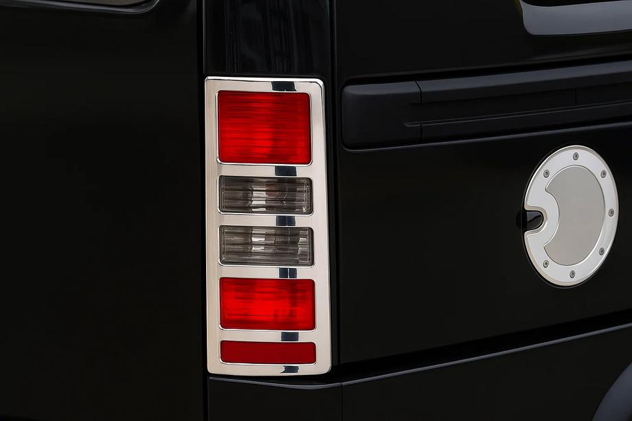 Opel Combo 2002–2012 Achterlichtcover (set 2 st., kunststof) Image