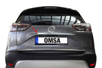 Opel Crossland X 2017–2024 Chromen sierlijst boven de kentekenplaat (RVS) foto 4
