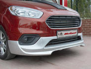 Ford Courier 2014–2023 Voorbumper lipspoiler (2017+, overspuitbaar) foto 4