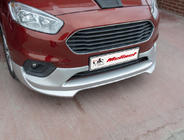 Ford Courier 2014–2023 Voorbumper lipspoiler (2017+, overspuitbaar) foto 2