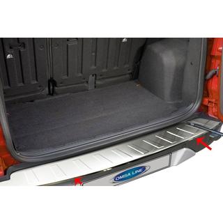 Achterbumper beschermplaat (2013-2017, RVS) foto 1