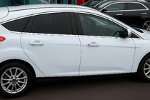 Ford Focus III 2011–2017 Complete raamomlijsting HB (12-delig, RVS) foto 1