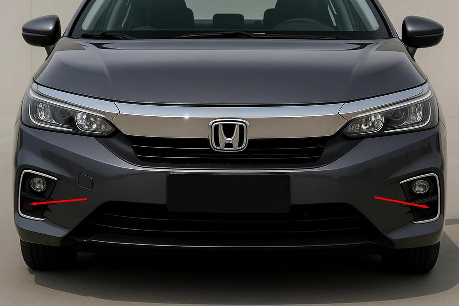 Honda City 2021– Mistlamp omlijsting SD (set 2 stuks, RVS) Image