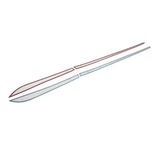 Deurmouldings SD (4 stuks, RVS) foto 3