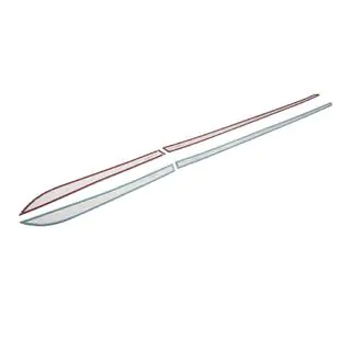 Deurmouldings SD (4 stuks, RVS) foto 3