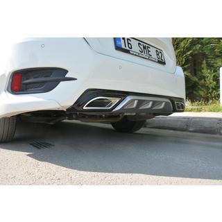 Achterbumper diffuser (Meliset, in kleur) foto 1