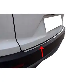 RVS beschermplaat achterbumper foto 1