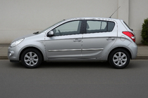 Hyundai I-20 2008–2012 Deurstrip (set van 4, RVS) foto 1