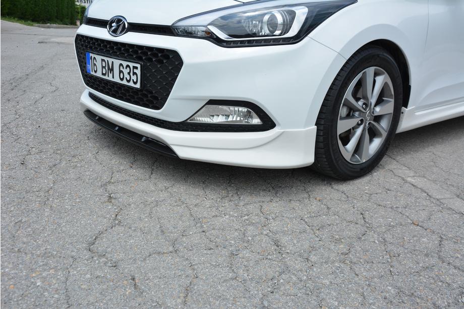 Hyundai I-20 2014–2020 Meliset voorspoilerlip voorbumper (spuitklaar) Image