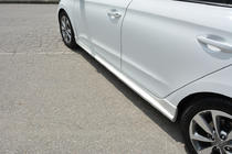 Hyundai I-20 2014–2020 Meliset side skirts (om te lakken) foto 3