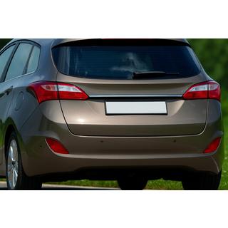 Chroom sierstrip boven kenteken (SW, RVS)