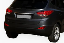 Hyundai IX-35 2010–2015 Smalle chromen sierlijst boven kenteken foto 1
