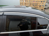 Volkswagen Passat B6 2006–2012 Raamdeflectoren met chromen sierlijst SD (EU, 4 stuks, Niken) foto 2
